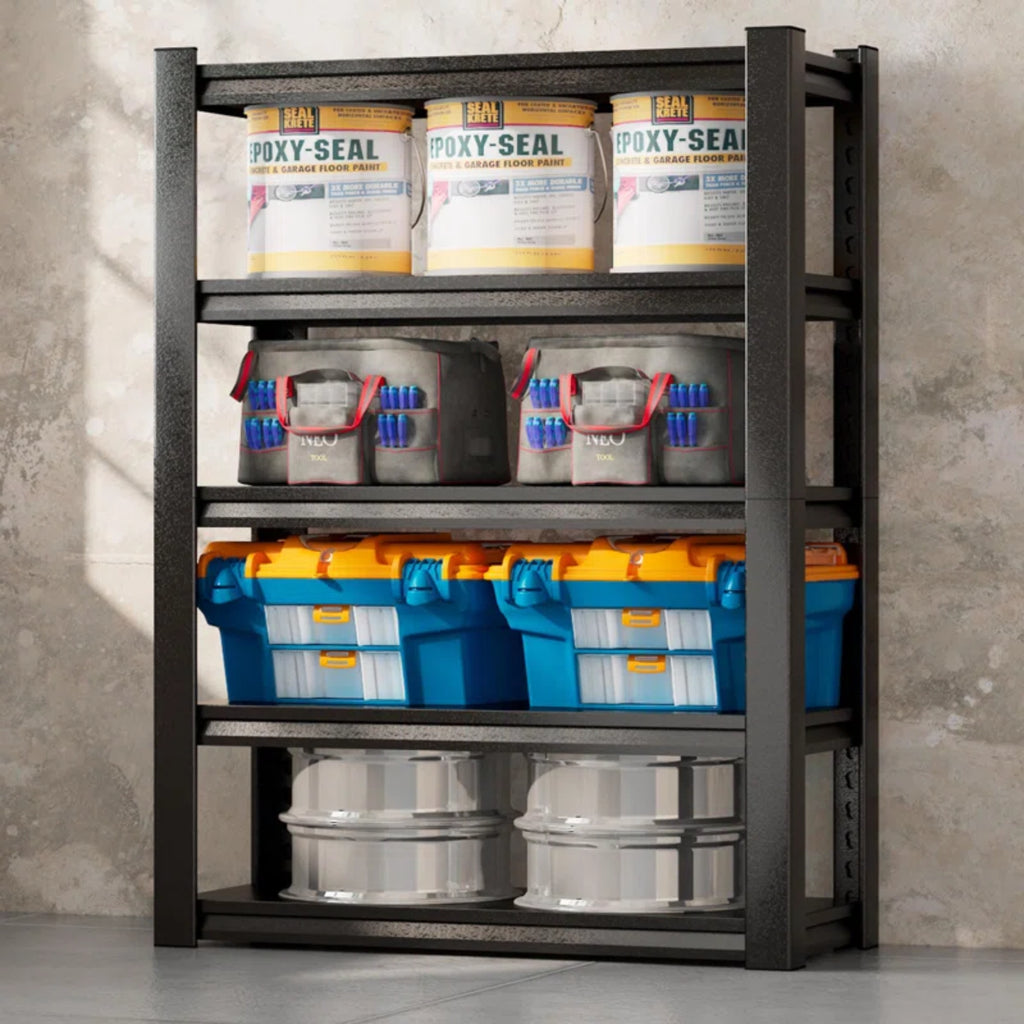 5-Tier Adjustable Heavy Duty Metal Shelving Unit for Garage Pantry Shelves