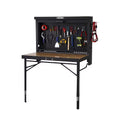 47 In. W X 31 In. D Wall-Mounted Folding Work Table