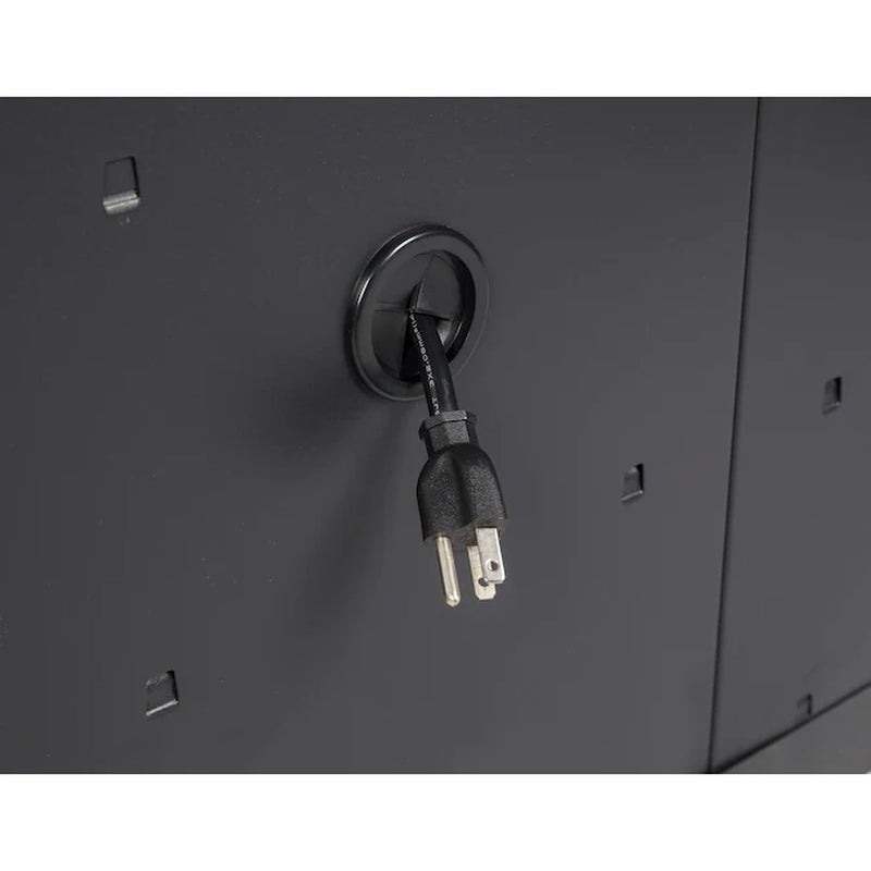 48-In W X 72-In H X 18.5-In D Freestanding Steel Garage Cabinet in Silver